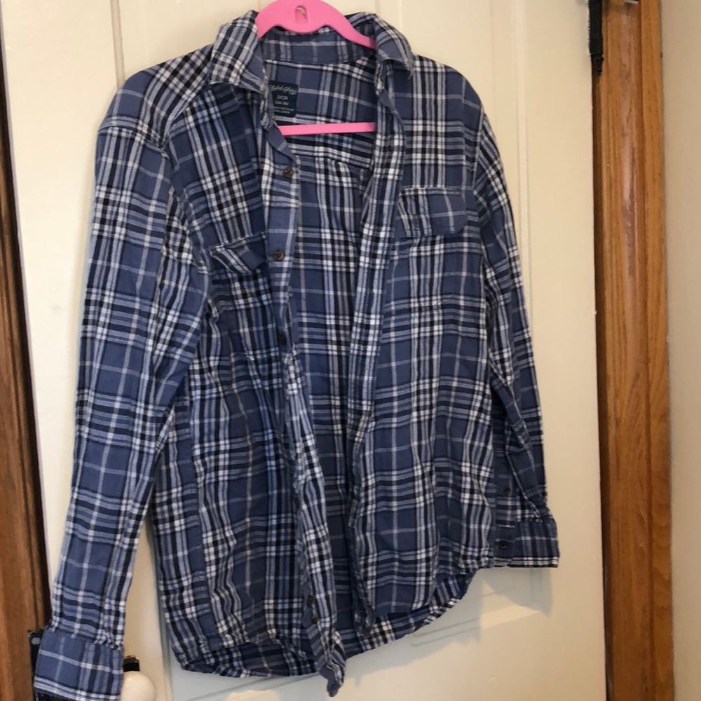 blue flannel